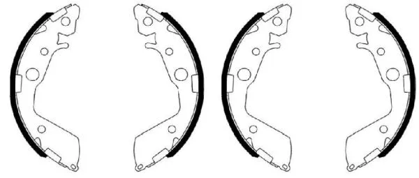 Brake Shoe Set (H1869)