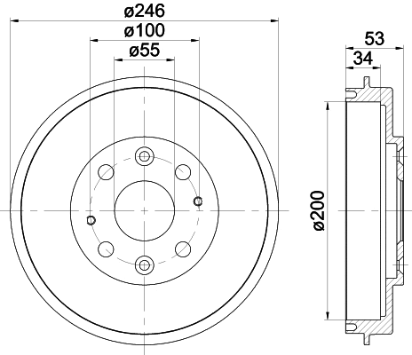 Brake Drum (62920)