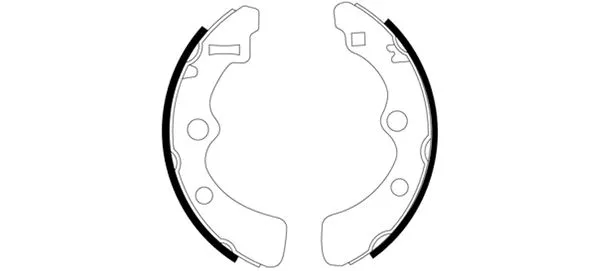 Brake Shoe Set (H8035)