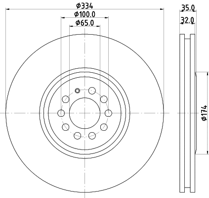 Brake Disc (54614)
