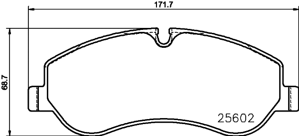 Brake Pad Set, disc brake (T2269)