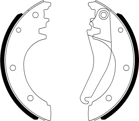 Brake Shoe Set (H1764)