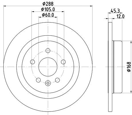 Brake Disc (55752)