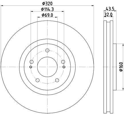Brake Disc (54699)
