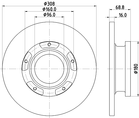 Brake Disc (55739)