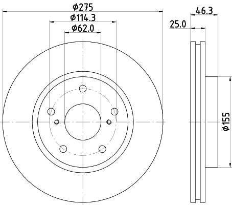 Brake Disc (55327)