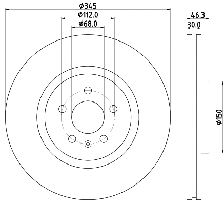 Brake Disc (54439)