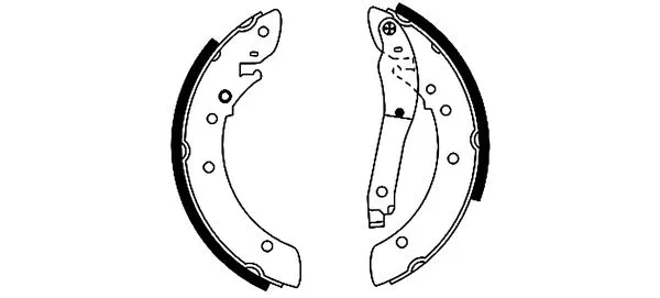 Brake Shoe Set (H9200)