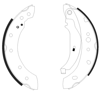 Brake Shoe Set (H9680)