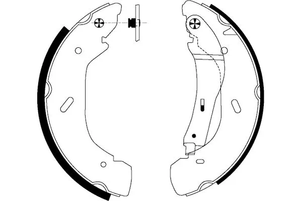 Brake Shoe Set (H9170)