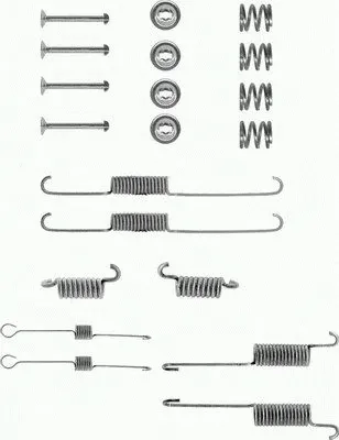 Accessory Kit, brake shoes (X0022)