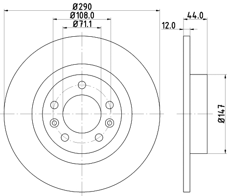 Brake Disc (55380)