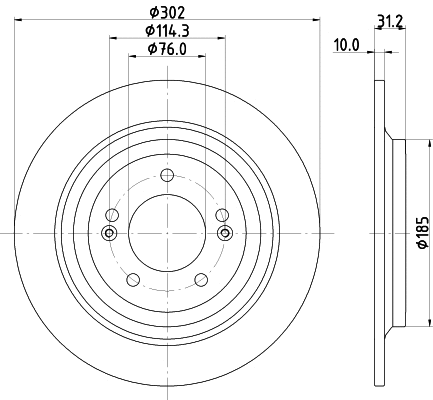 Brake Disc (55934)