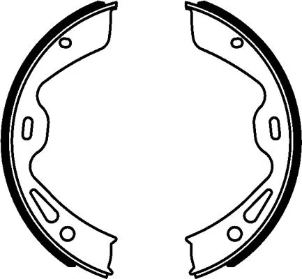 Brake Shoe Set, parking brake (H1775)