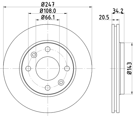 Brake Disc (52512)