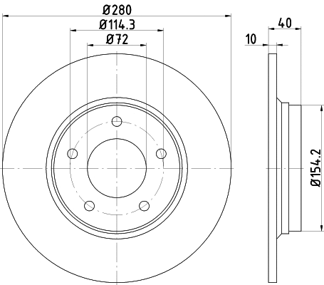 Brake Disc (54814)
