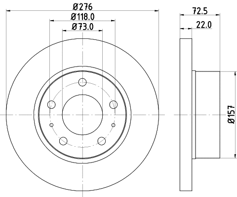 Brake Disc (54046)
