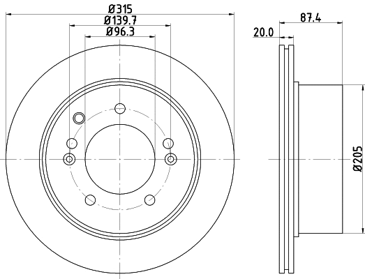 Brake Disc (54474)