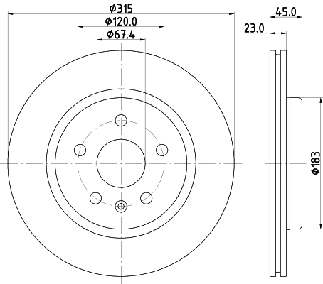 Brake Disc (56158)
