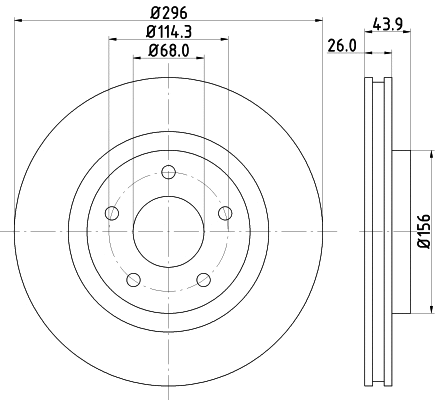 Brake Disc (54674)