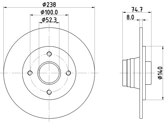 Brake Disc (52817)