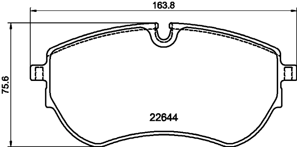 Brake Pad Set, disc brake (T4257)