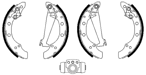 Brake Shoe Set (Q0980)
