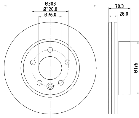 Brake Disc (55884)