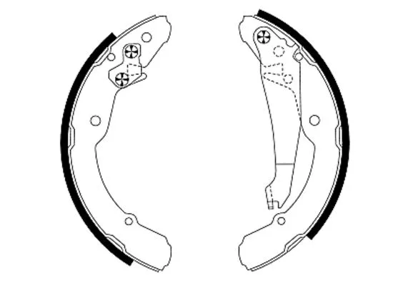 Brake Shoe Set (H8985)