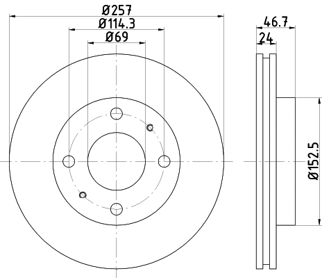 Brake Disc (54739)