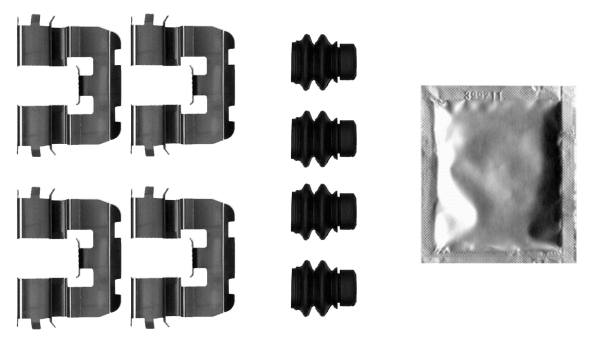Accessory Kit, disc brake pad (K0710)