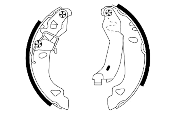 Brake Shoe Set (H8805)