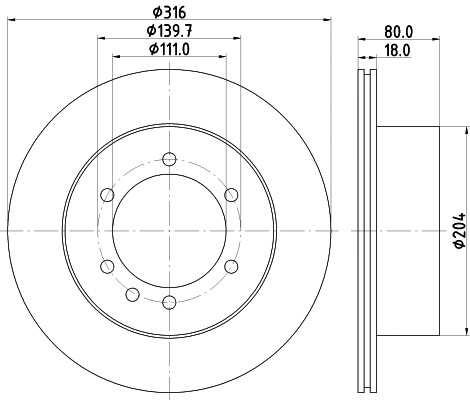 Brake Disc (54299)