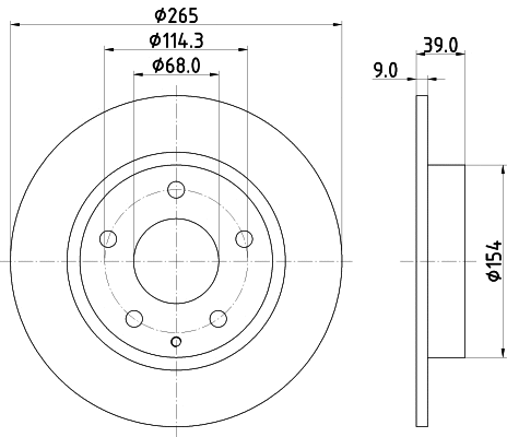 Brake Disc (55677)