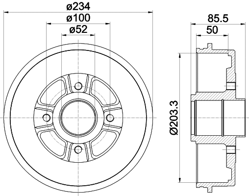 Brake Drum (62915)