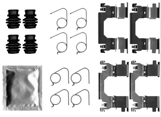 Accessory Kit, disc brake pad (K0713)
