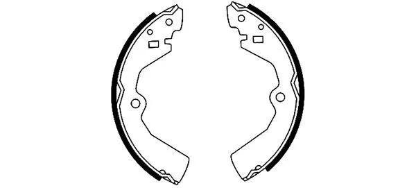 Brake Shoe Set (H8440)