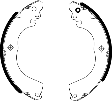 Brake Shoe Set (H1827)