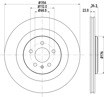Brake Disc (55418)