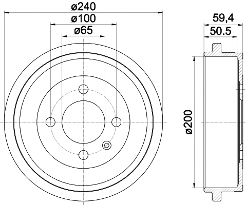 Brake Drum (62933)
