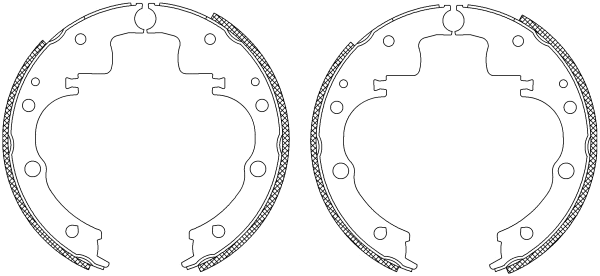 Brake Shoe Set (Q0115)