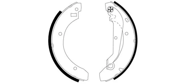 Brake Shoe Set (H8280)