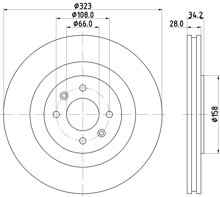 Brake Disc (55671)