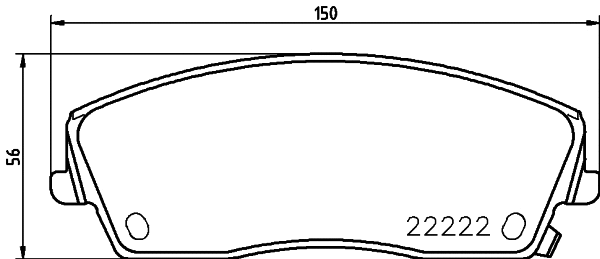 Brake Pad Set, disc brake (T2495)