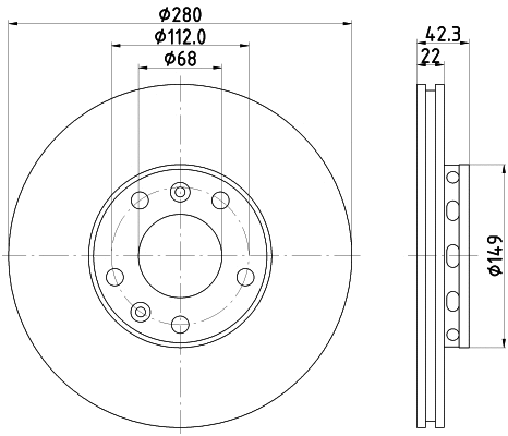 Brake Disc (54522)