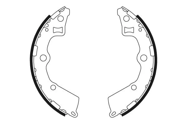 Brake Shoe Set (H1733)