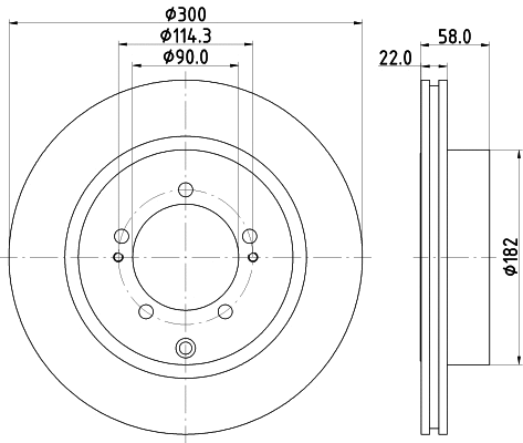 Brake Disc (54706)