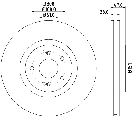 Brake Disc (54740)