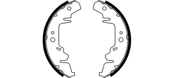 Brake Shoe Set (H8995)