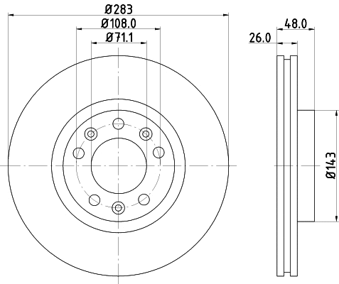 Brake Disc (50367)
